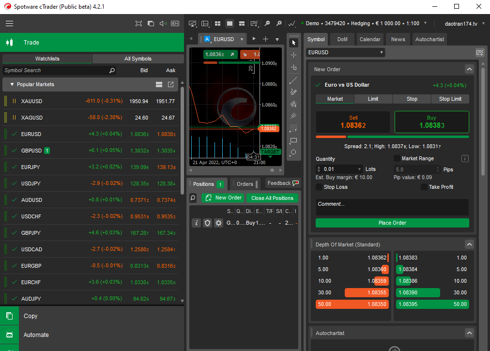 cTrader là gì? Hướng dẫn sử dụng cTrader trên điện thoại và máy tính