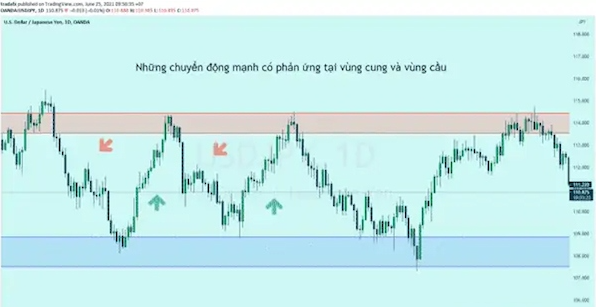 Vùng cung cầu trong Forex và nguyên tắc sử dụng hiệu quả