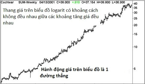 Biểu đồ Logarit là gì? Ứng dụng Logarit trên Tradingview