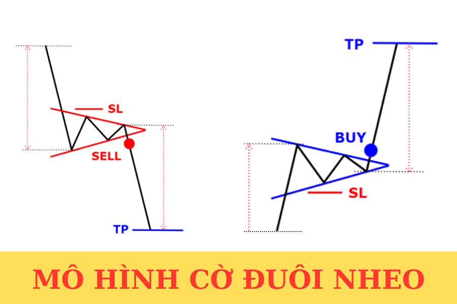 Mô hình cờ đuôi nheo là gì? Ứng dụng mô hình Pennant giao dịch forex